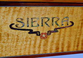 Sierra Steel Guitars inlay